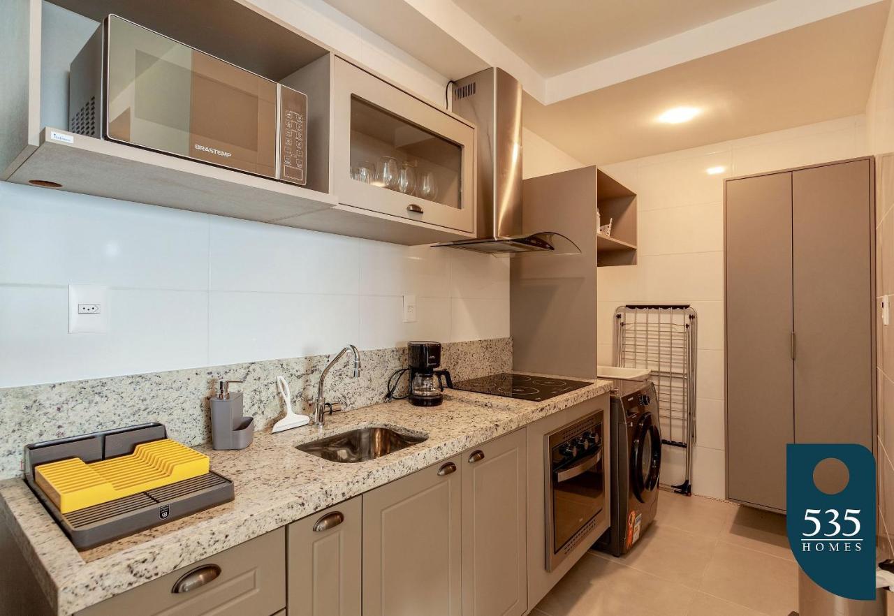 Apartamento E Sala Com Vista Mar E Comodidades Modernas