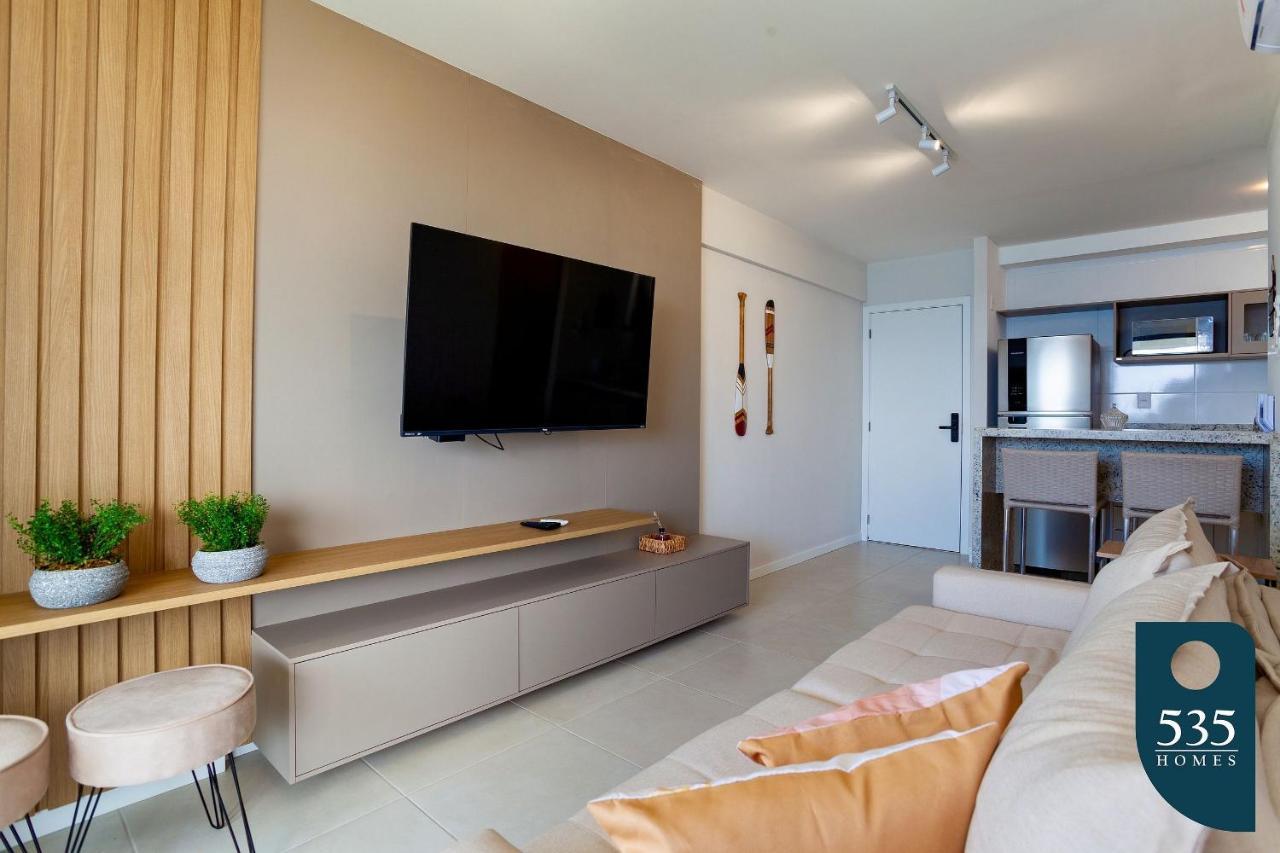 E Sala Com Vista Mar E Comodidades Modernas Apartamento